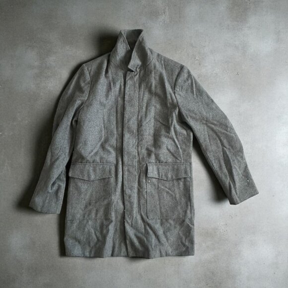 BANANA REPUBLIC Men's Gray Midlength Coat Jacket Size Medium - Picture 1 of 7
